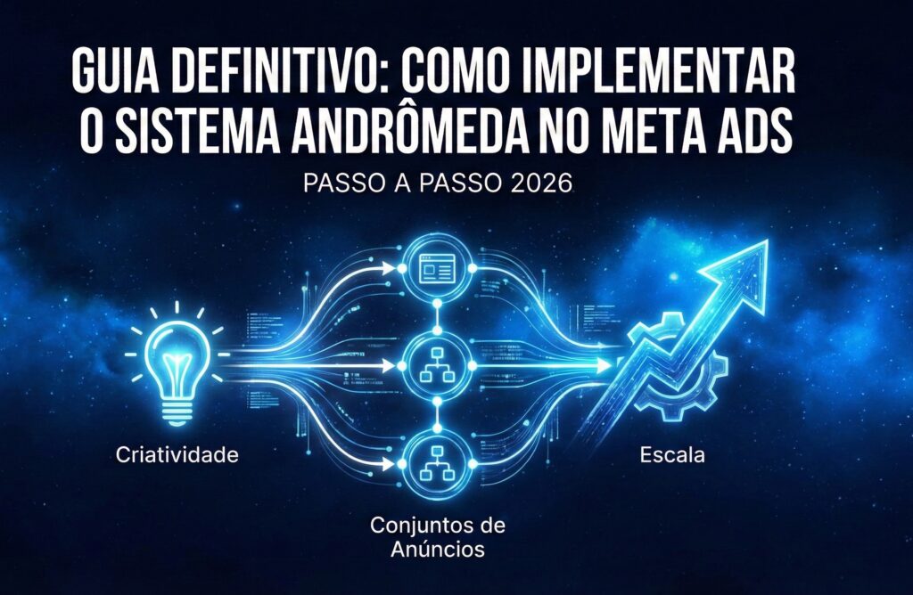 Imagem ilustrando o guia definitivo andrômeda meta ads